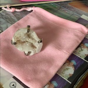 Ring authentic quartz